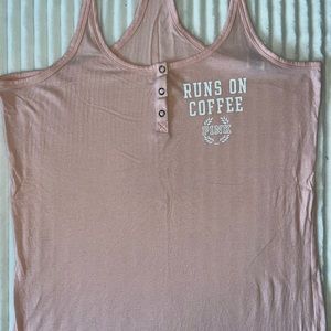 Womans Coffee Pink Tank